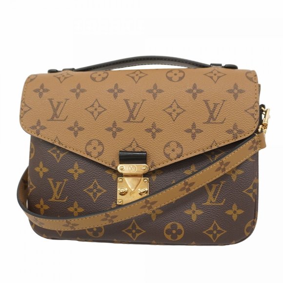 Louis Vuitton Monogram Reverse Pochette Metis MM M44876 Brown 2-Way Bag for W... - Picture 1 of 10